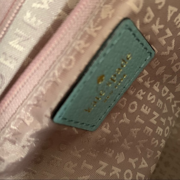 Medium Kate Spade Light Blue Leather Tote Bag - Picture 11 of 11